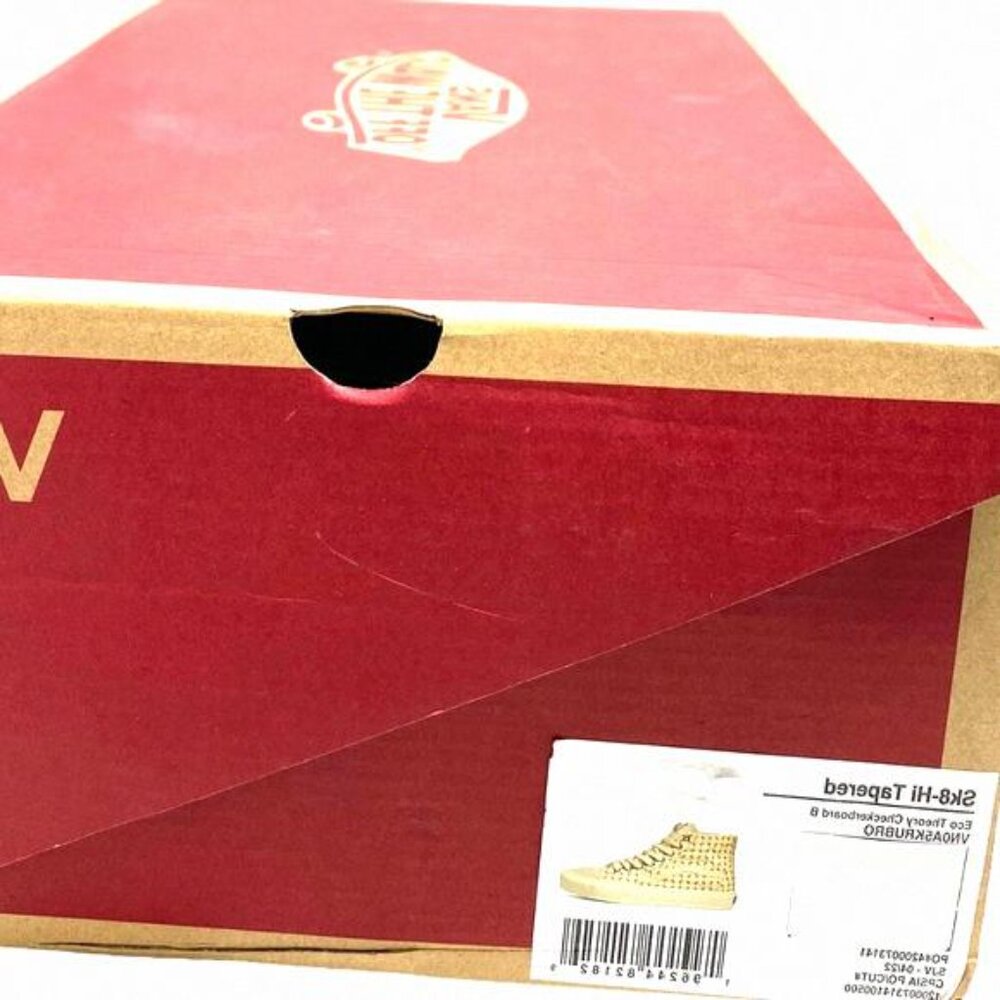 VANS Sk8-Hi Tapered Shoes High Top Canvas Beige VN0A5KRUBRO Sneakers Size Men’s - Picture 9 of 10